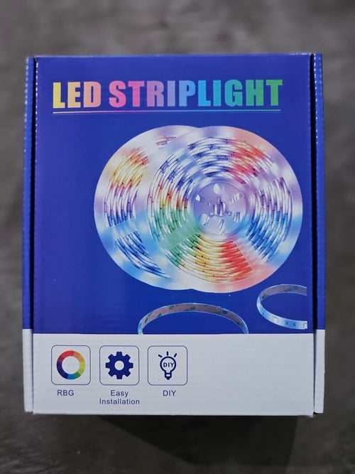 RGB LED Strip Lights – 32.8 Ft Color-Changing Light Kit with Remote