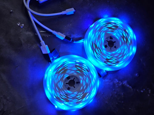 RGB LED Strip Lights – 32.8 Ft Color-Changing Light Kit with Remote