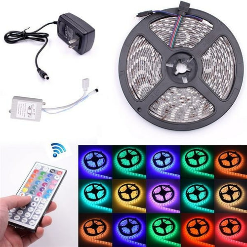 LED Strip Lights 5M RGB SMD3528 Stri Light Color Changing with Remote